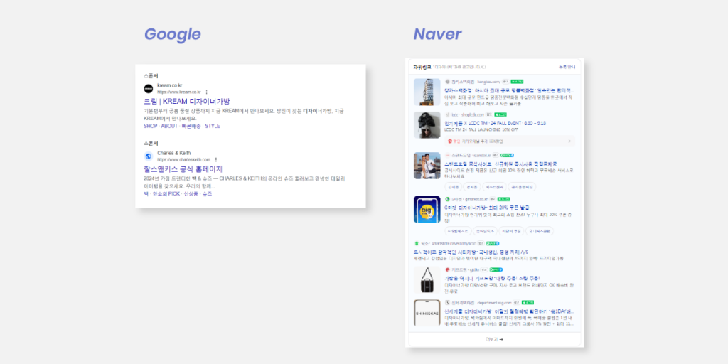 Google Ads VS Naver Ads